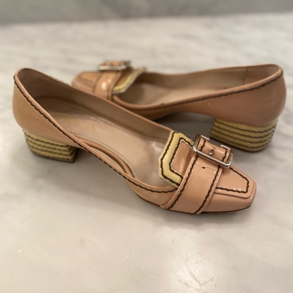 Vintage 1990’s Prada Loafers with buckle - Picture 4 of 16